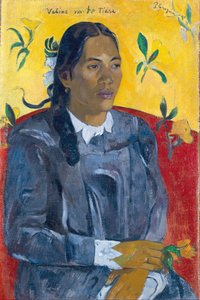 Vahine No Te Tiare (Frau mit einer Blume) von Paul Gauguin