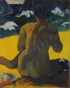 Vahine no te miti Frau am Strand von Paul Gauguin