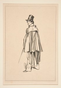 (DRAMATISCHER KÜNSTLER.) von Paul Gavarni