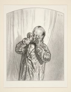 (LA VOISINE.) von Paul Gavarni