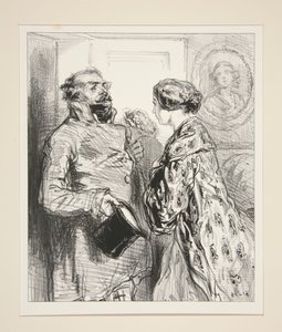 (Der Blumenstrauß) von Paul Gavarni