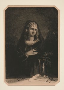 (LE VASE DE CRISTAL.) von Paul Gavarni