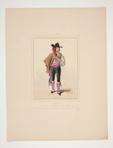 ARAGONAIS. Veste de drap. von Paul Gavarni