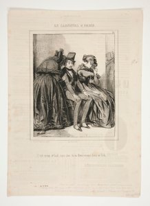 Maskenball von Paul Gavarni