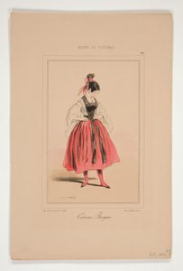 Baskische Tracht von Paul Gavarni