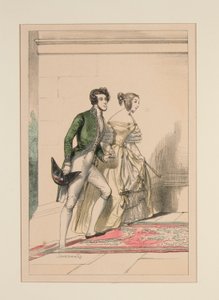 Hofkostüm 1837 von Paul Gavarni