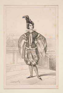 Kostüm der Frau Marquise de L.. von Paul Gavarni