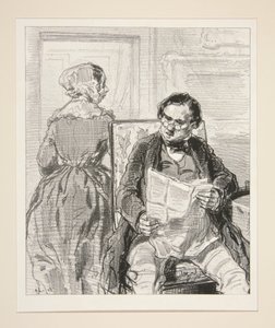 ...Egal, Monsieur Desormay, eine Meinung von dir wäre günstiger. von Paul Gavarni