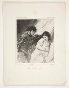 Zwischen elf Uhr und Mitternacht von Paul Gavarni