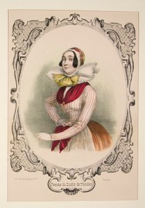 Frau aus dem Herzogtum Wenden von Paul Gavarni