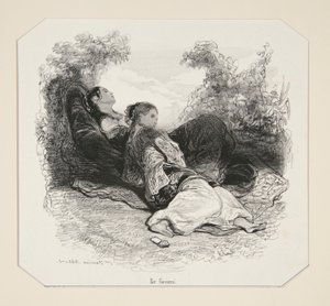 Fleurs d von Paul Gavarni