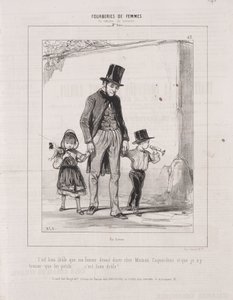 Fourberies de Femmes: En matière de sentiment, 1842 von Paul Gavarni