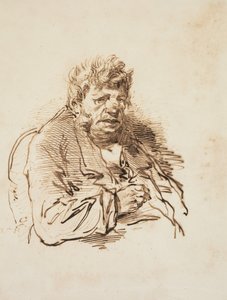 Kopf eines alten Mannes, 1858