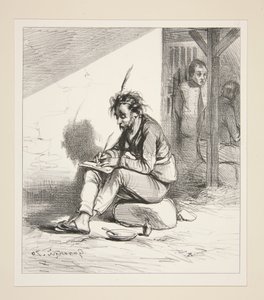 Ich, unterzeichneter König der Batignolles, Prinz von Clichy,... von Paul Gavarni