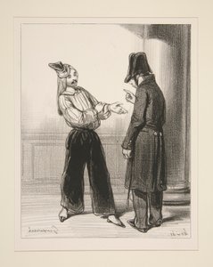 Ich sage Ihnen, dass Sie getanzt haben von Paul Gavarni