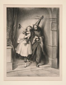 LA BONNE AVENTURE. - DIE FORTUNE PELLER (sic). von Paul Gavarni