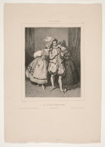 Die doppelte Begegnung von Paul Gavarni