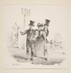 Die Schmuggler von Paul Gavarni