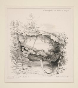 Die Hängematte von Paul Gavarni