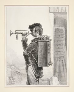 DER HÄNDLER VON WASSERHÄHNEN von Paul Gavarni