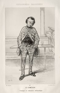 Der Komödiant von Paul Gavarni