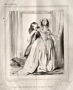 Die Schauspielerinnen: Sac à papier! Monsieur Montmirail, wie Sie meine Majestät anschnallen!