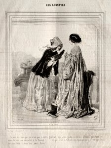 Les Lorettes von Paul Gavarni
