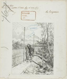 Les Propos de Thomas Vireloque: Misere et corde - erste Rede, dann... von Paul Gavarni
