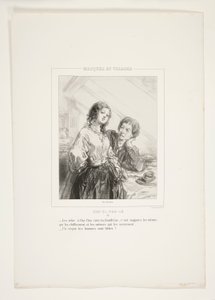 Die Robe von Paul Gavarni