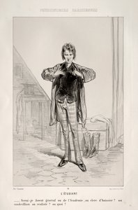Der Student von Paul Gavarni