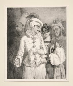 Maskerade von Paul Gavarni