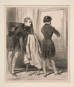 MODEN. Kostüme von Humann. von Paul Gavarni