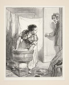 Madame de Chateaurouge, bitte? - Oh! das ist mein Pierrot! von Paul Gavarni