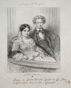 Masques et visages: Paric, par-la: Phèdre am Théâtre-Français..., 1857-1858