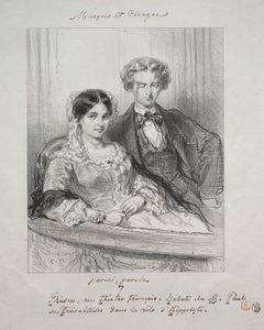Masques et visages: Paric, par-la: Phèdre am Théâtre-Français Debüt von M. Paul de Trois-Etoiles in der Rolle des Hippolyte