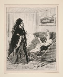 Me souffler un amant, toi! von Paul Gavarni