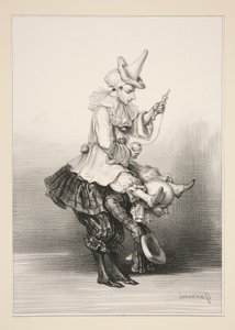 Paillasse und Pierrot von Paul Gavarni