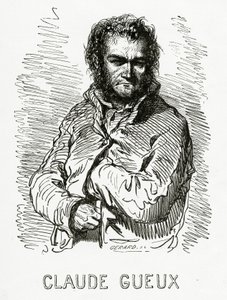Porträt von Claude Gueux, 1834 von Paul Gavarni