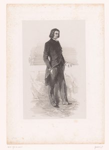 Porträt von Étienne Mélingue von Paul Gavarni