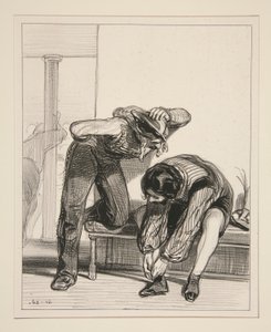 Leih mir zwanzig Francs, Guillemain von Paul Gavarni
