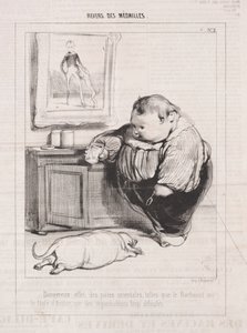 Revers der Medaillen, 1842 von Paul Gavarni