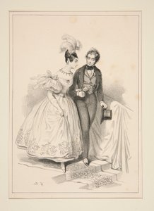 SOUVENIR DU BAL DE L von Paul Gavarni