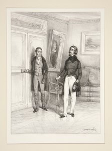 Ein falscher Schritt. Seite 335. von Paul Gavarni