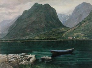 Norwegische Landschaft von Paul Gerhard Rosen
