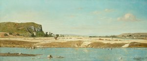 Die Ufer des Flusses Durance bei Saint Paul von Paul Guigou