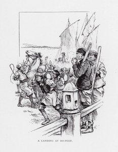 Eine Landung bei Bo-Peep von Paul Hardy