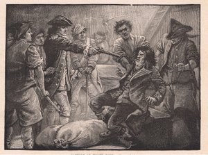 Gefangennahme von Wolfe Tone AD 1798
