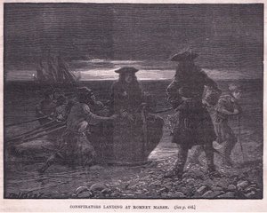 Verschwörer landen in Romney Marsh AD 1696 von Paul Hardy