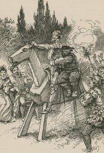 Don Quixote... begann den Stift zu drehen von Paul Hardy