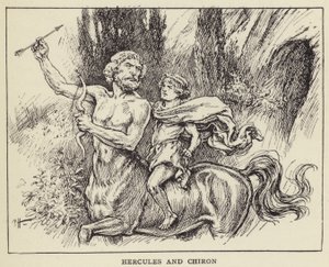 Herkules und Chiron